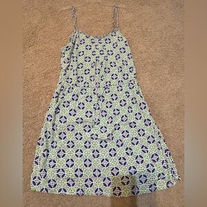 GAP Blue and Green Patterned Sundress